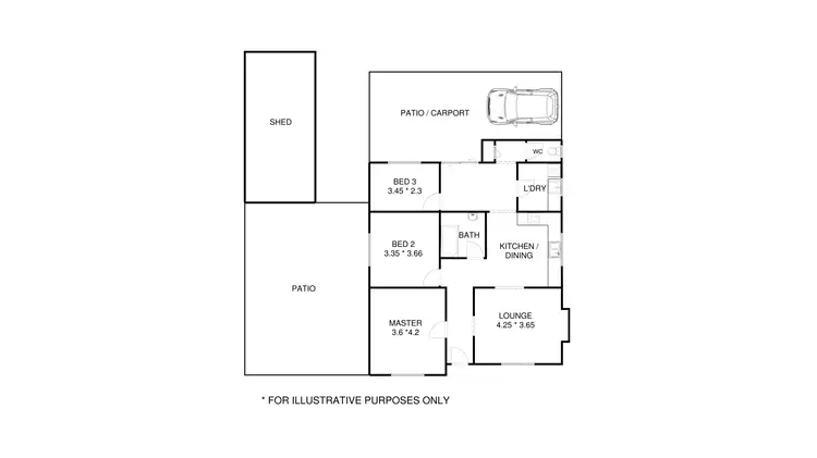 Floorplan of Homely house listing, 8B Southend Road, Hamilton Hill WA 6163
