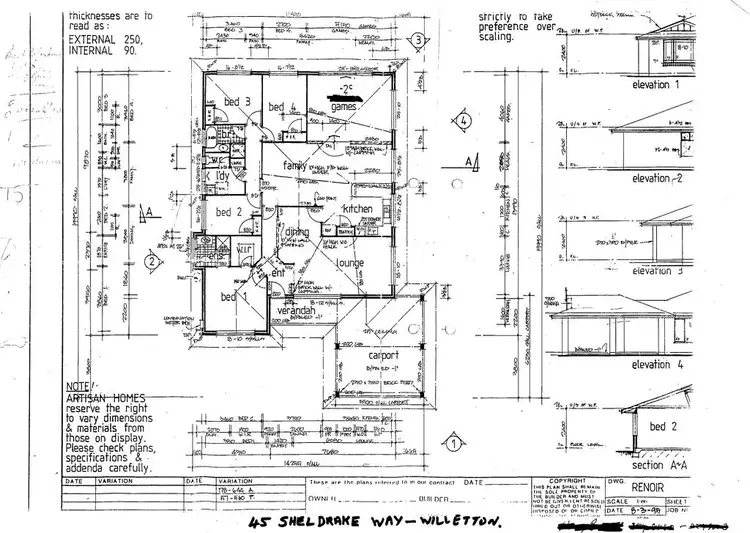 Floorplan of Homely house listing, 45 Sheldrake Way, Willetton WA 6155
