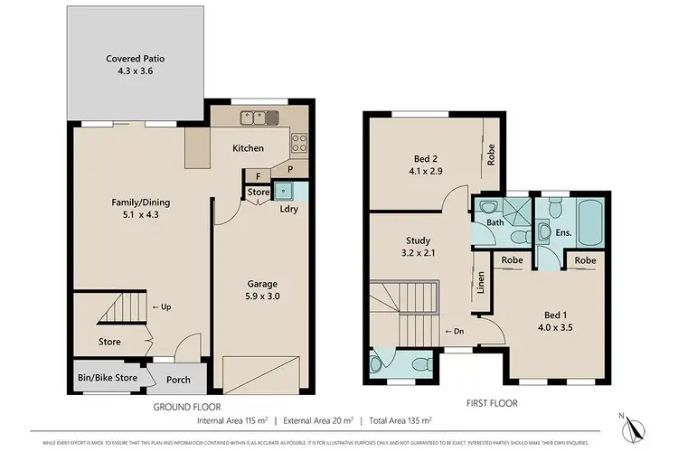 Floorplan of Homely townhouse listing, 18/139 Pring Street, Hendra QLD 4011