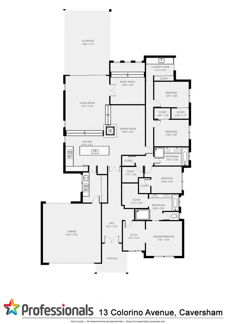 Floorplan of Homely house listing, 13 Colorino Avenue, Caversham WA 6055