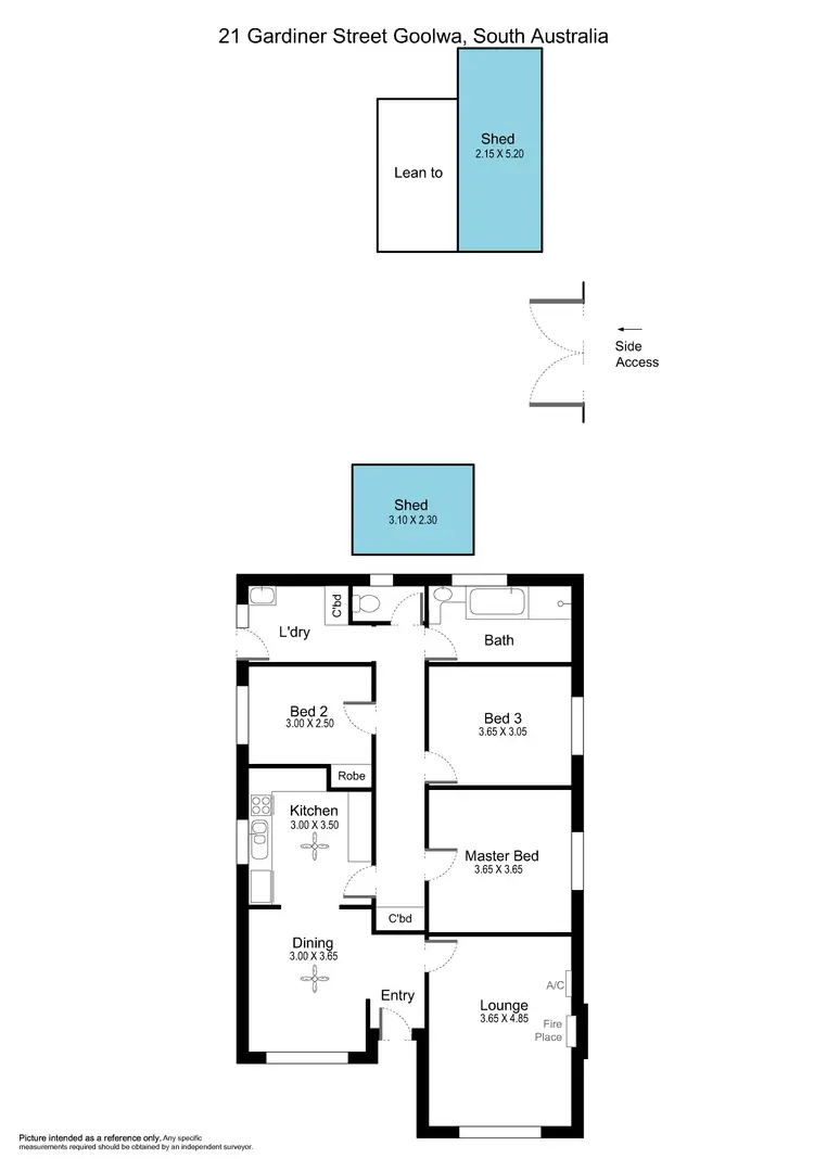 Floorplan of Homely house listing, 21 Gardiner Street, Goolwa SA 5214