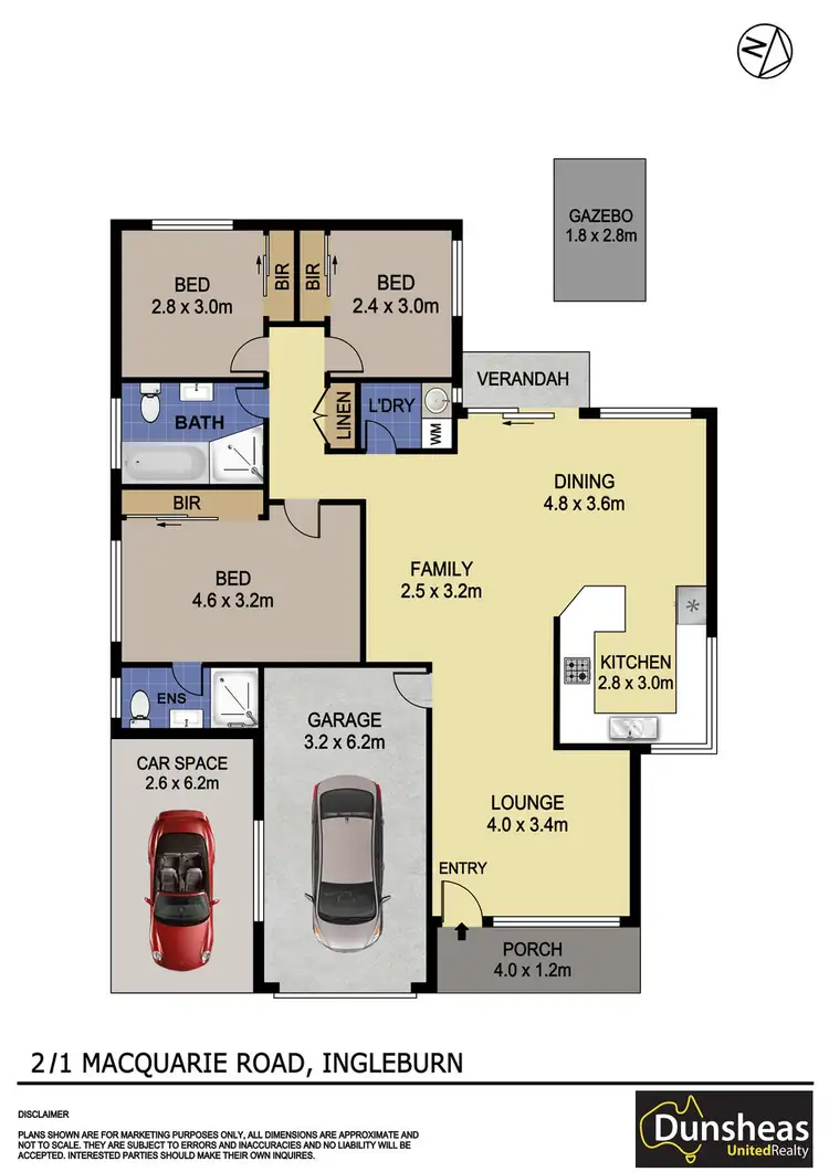 Floorplan of Homely house listing, 2/1 Macquarie Road, Ingleburn NSW 2565