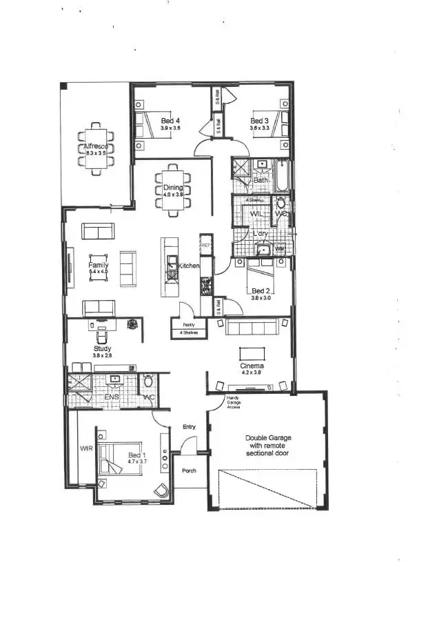 Floorplan of Homely house listing, 13 Sheehan Way, Byford WA 6122