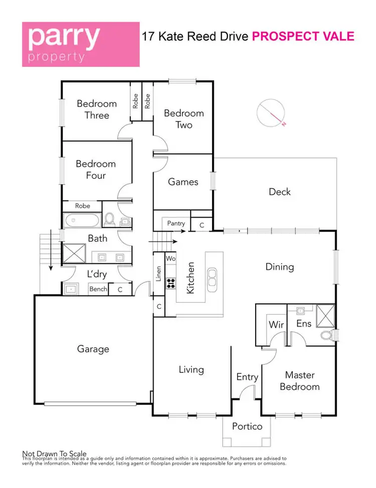 Floorplan of Homely house listing, 17 Kate Reed Drive, Prospect Vale TAS 7250