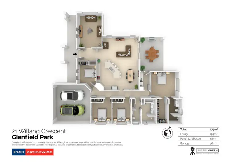 Floorplan of Homely house listing, 21 Willang Crescent, Glenfield Park NSW 2650
