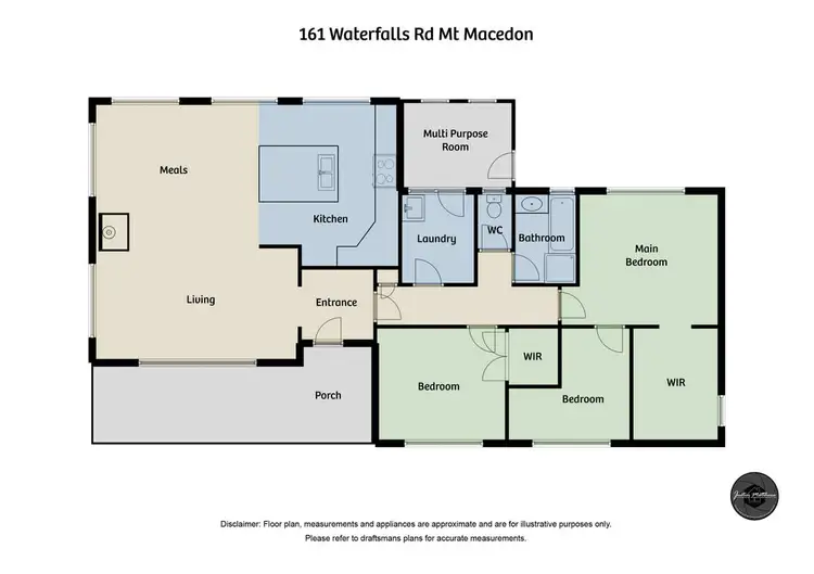 Floorplan of Homely house listing, 161 Waterfalls Road, Mount Macedon VIC 3441