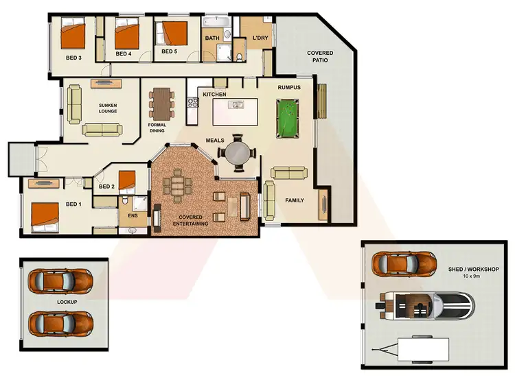 Floorplan of Homely house listing, 224-228 Norris Creek Road, Munruben QLD 4125