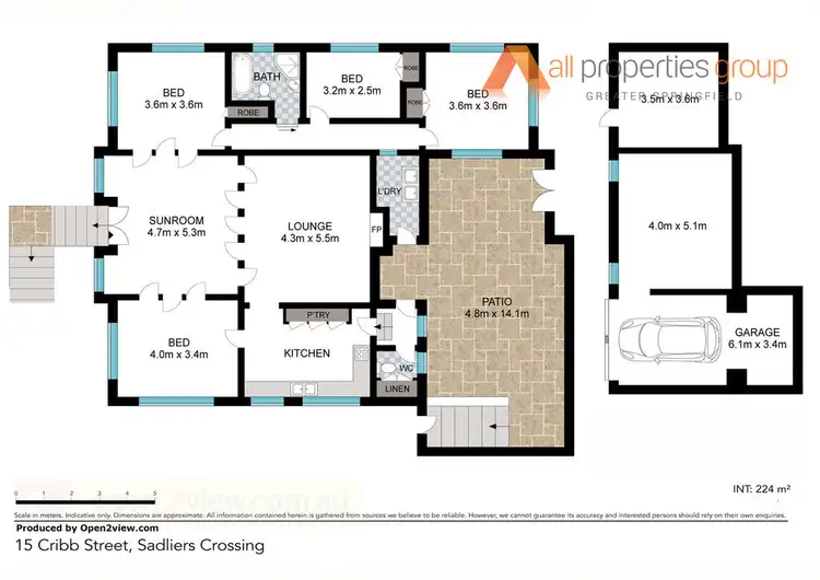Floorplan of Homely house listing, 15 Cribb Street, Sadliers Crossing QLD 4305