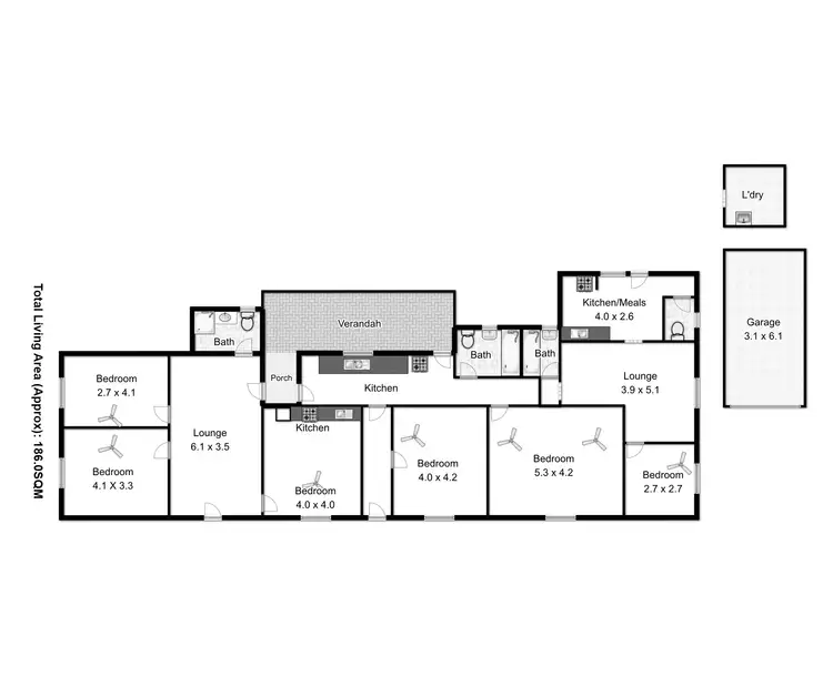 Floorplan of Homely house listing, 118A, B & C Gibson Street, Bowden SA 5007