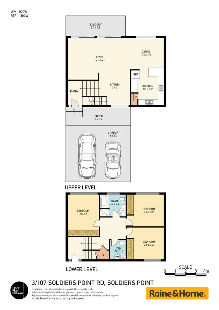 Floorplan of Homely house listing, 3/107 Soldiers Point Rd, Soldiers Point NSW 2317