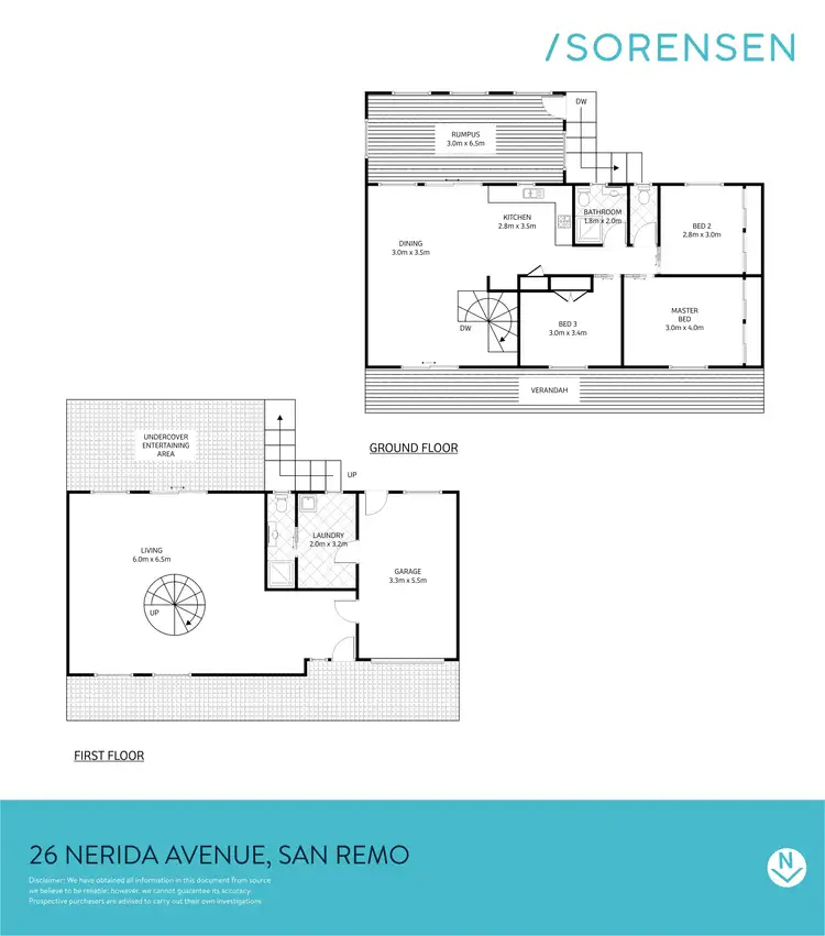Floorplan of Homely house listing, 26 Nerida Avenue, San Remo NSW 2262