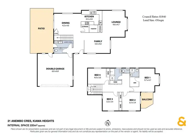 Floorplan of Homely house listing, 21 Anembo Crescent, Kiama Heights NSW 2533