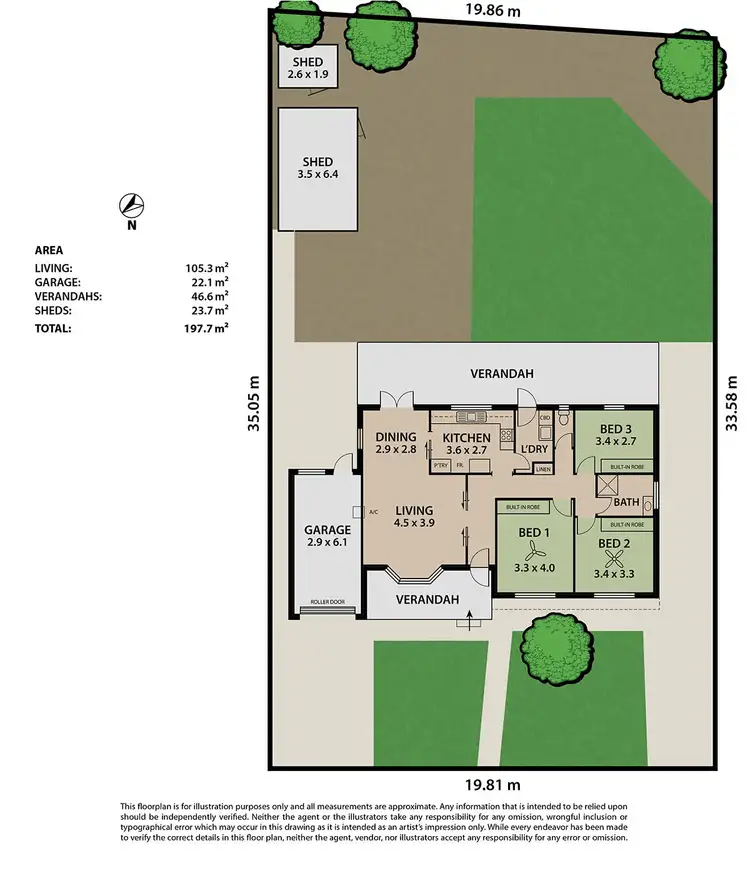 Floorplan of Homely house listing, 6 Booloo Street, Para Hills West SA 5096
