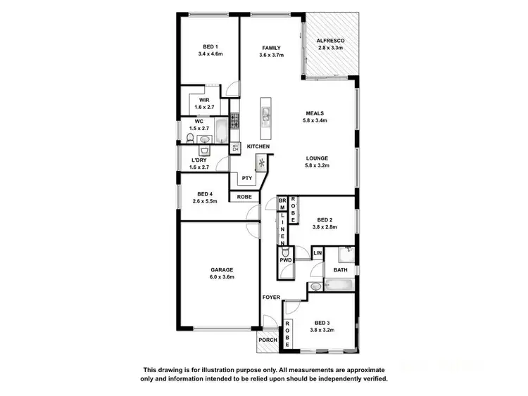 Floorplan of Homely house listing, 17 Jubilee Crescent, Naracoorte SA 5271
