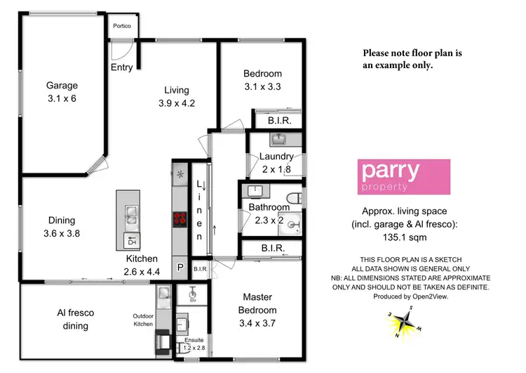 Floorplan of Homely unit listing, 668 West Tamar Highway, Legana TAS 7277