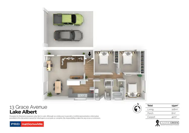 Floorplan of Homely house listing, 13 Grace Avenue, Lake Albert NSW 2650