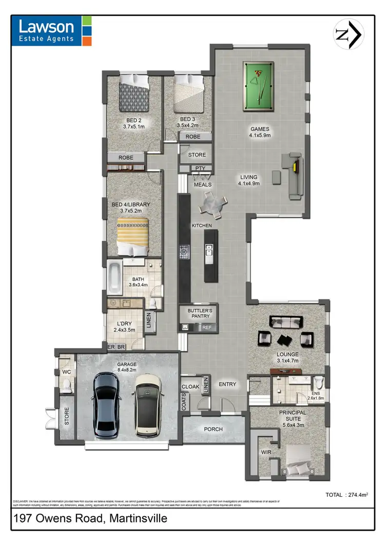 Floorplan of Homely house listing, 197 Owens Road, Martinsville NSW 2265