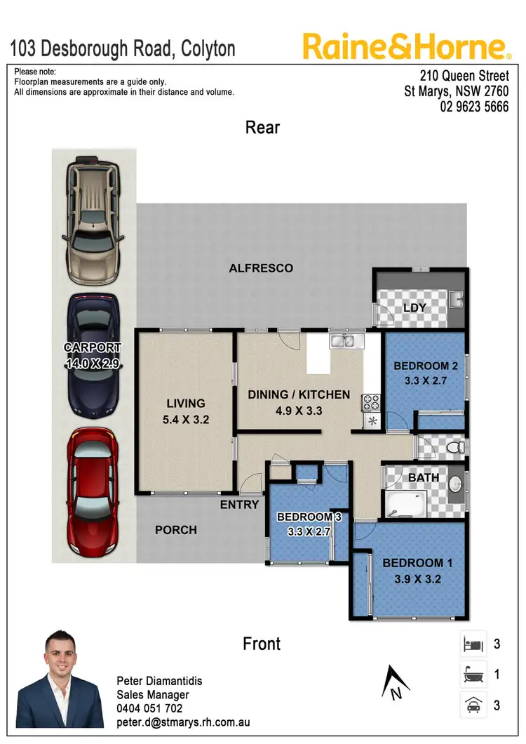 Floorplan of Homely house listing, 103 Desborough Road, Colyton NSW 2760