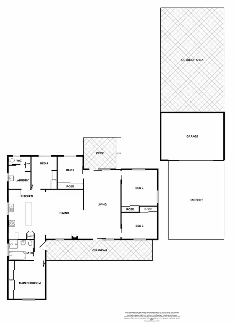 Floorplan of Homely house listing, 6 South Street, Telarah NSW 2320