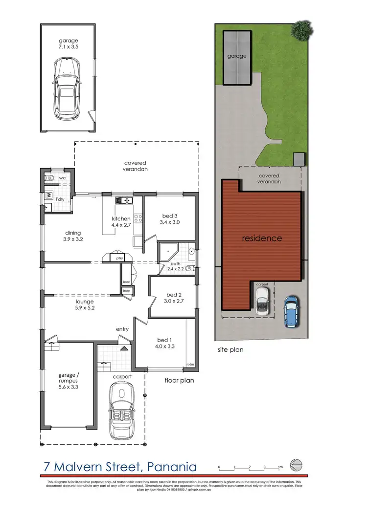 Floorplan of Homely house listing, 7 Malvern Street, Panania NSW 2213