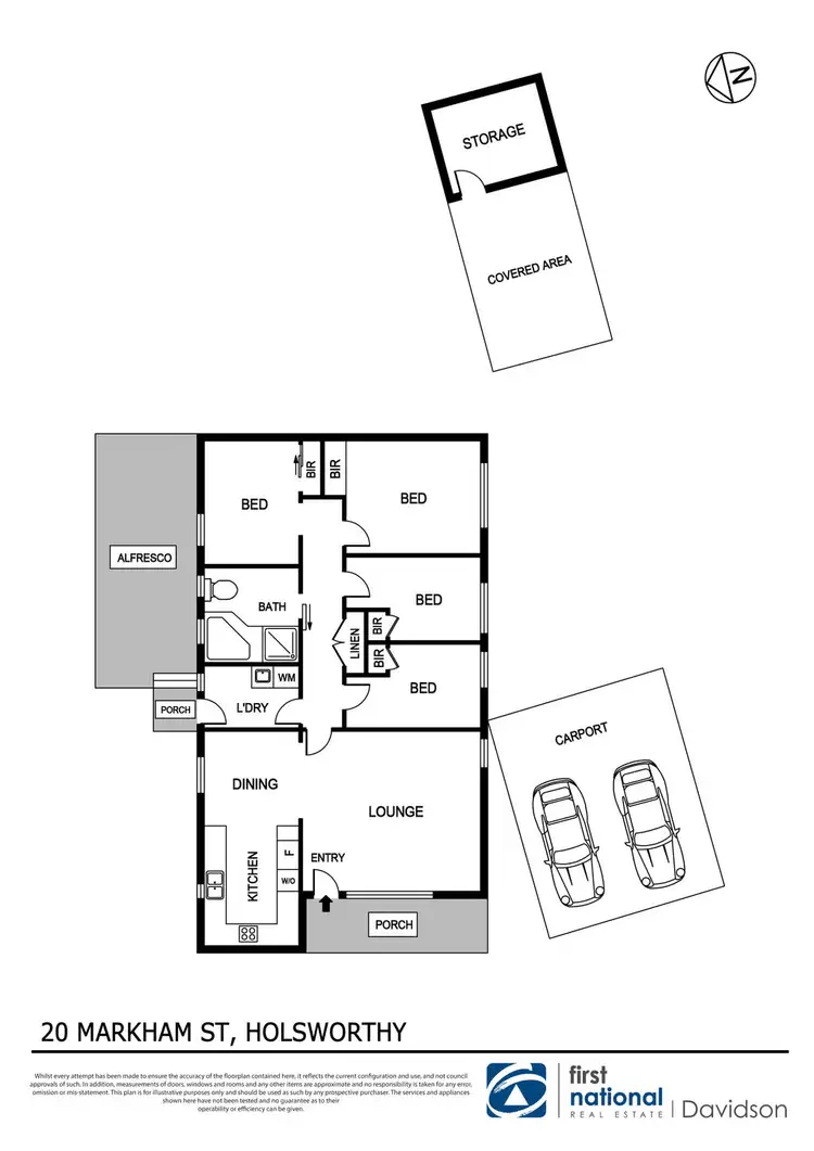 Floorplan of Homely house listing, 20 Markham Street, Holsworthy NSW 2173