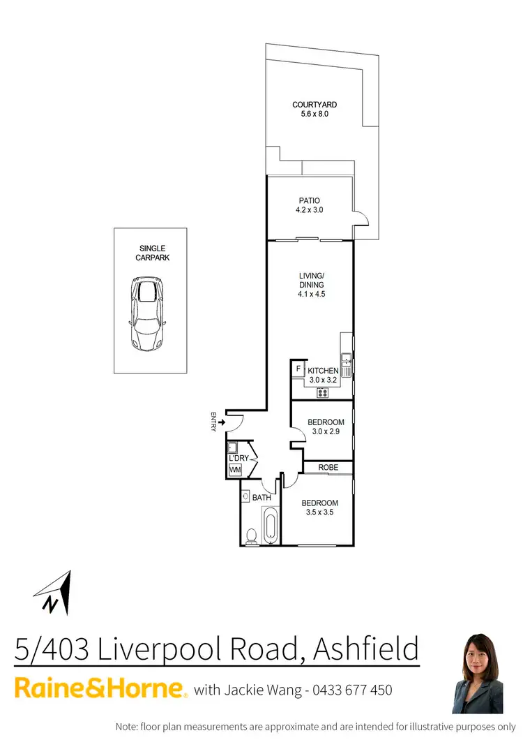 Floorplan of Homely unit listing, 5/403-409 Liverpool Road, Ashfield NSW 2131
