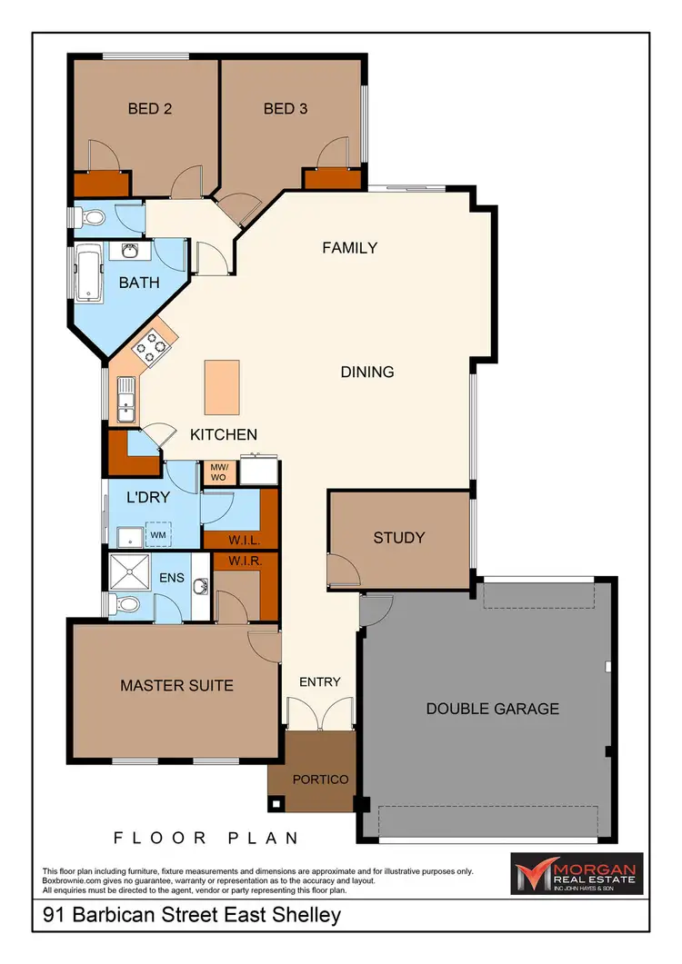 Floorplan of Homely house listing, 91 Barbican Street East, Shelley WA 6148
