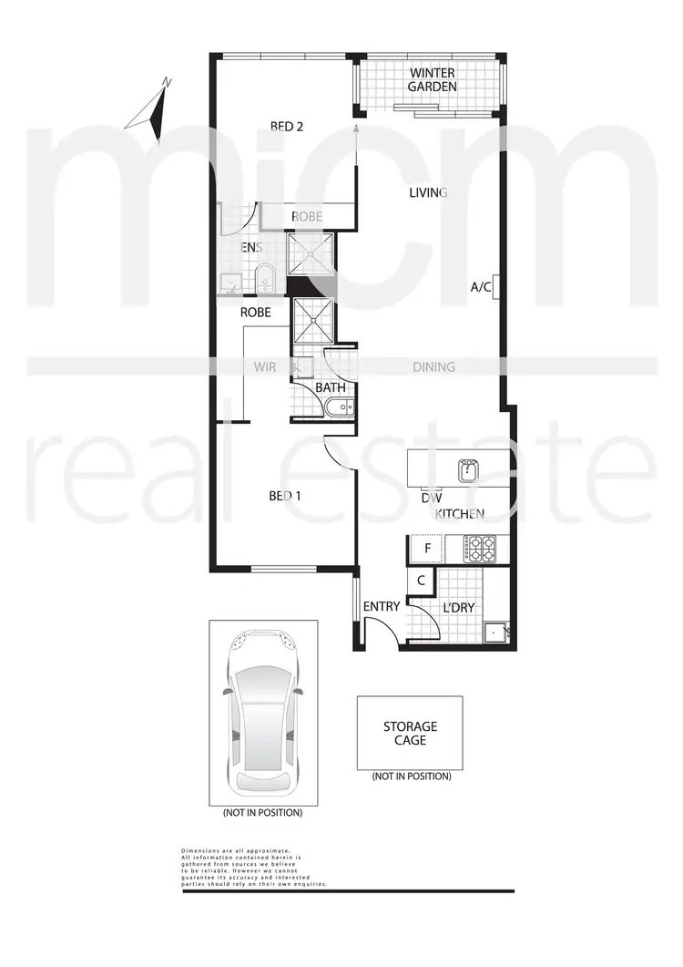 Floorplan of Homely apartment listing, 4201/45 Clarke Street, Southbank VIC 3006