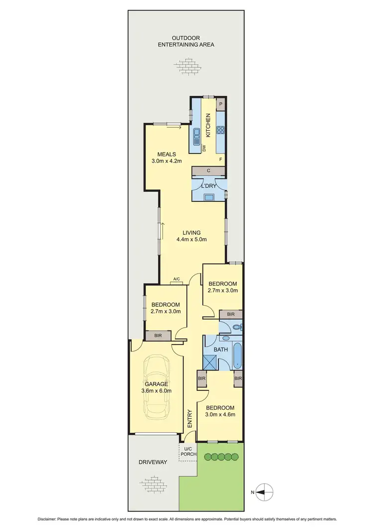 Floorplan of Homely unit listing, 1/14 Orlando Drive, Truganina VIC 3029