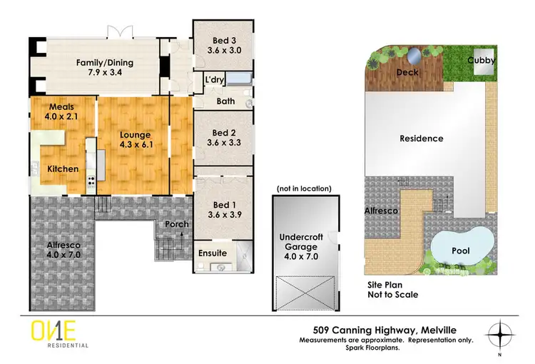 Floorplan of Homely house listing, 509 Canning Highway, Melville WA 6156