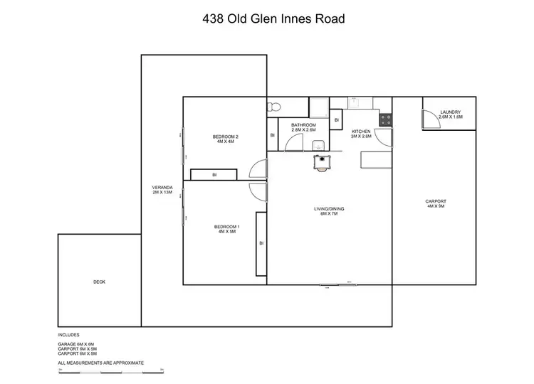 Floorplan of Homely house listing, 438 Old Glen Innes Road, Waterview Heights NSW 2460