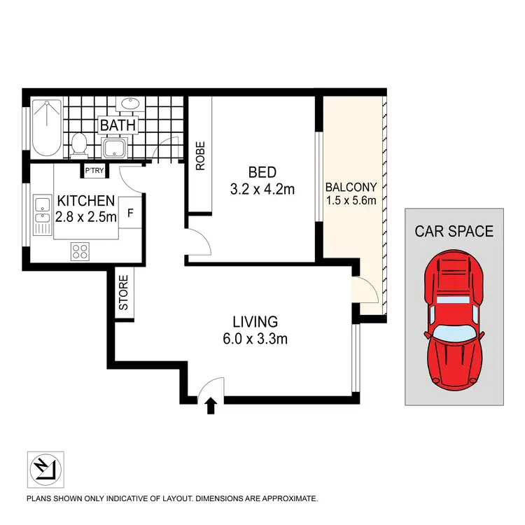 Floorplan of Homely unit listing, 8/17 Loftus Street, Ashfield NSW 2131