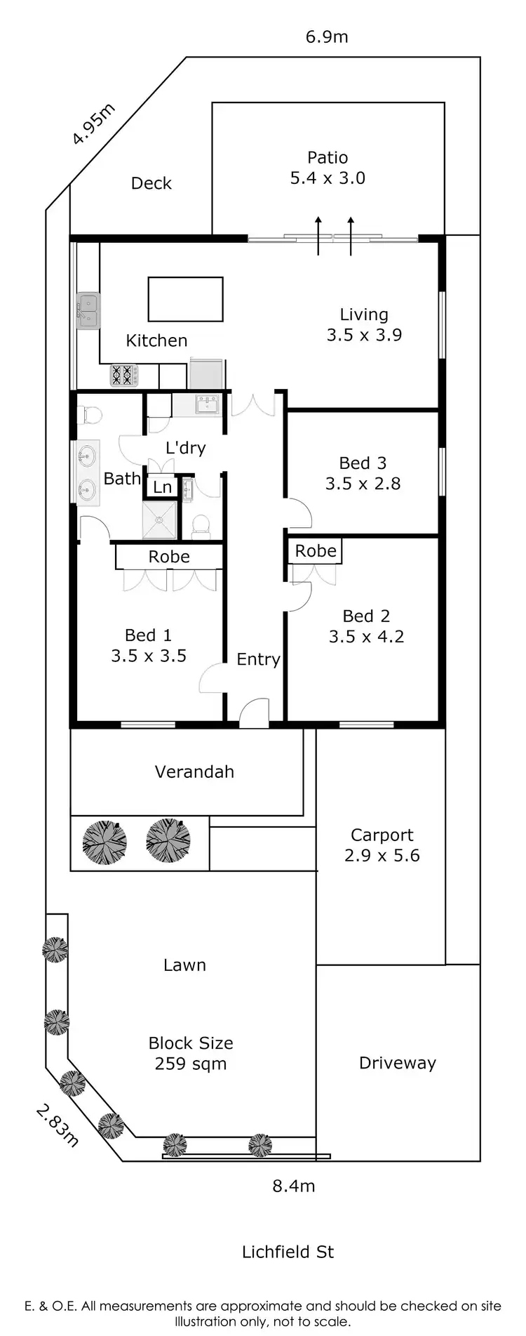 Floorplan of Homely house listing, 49A Lichfield Street, Victoria Park WA 6100