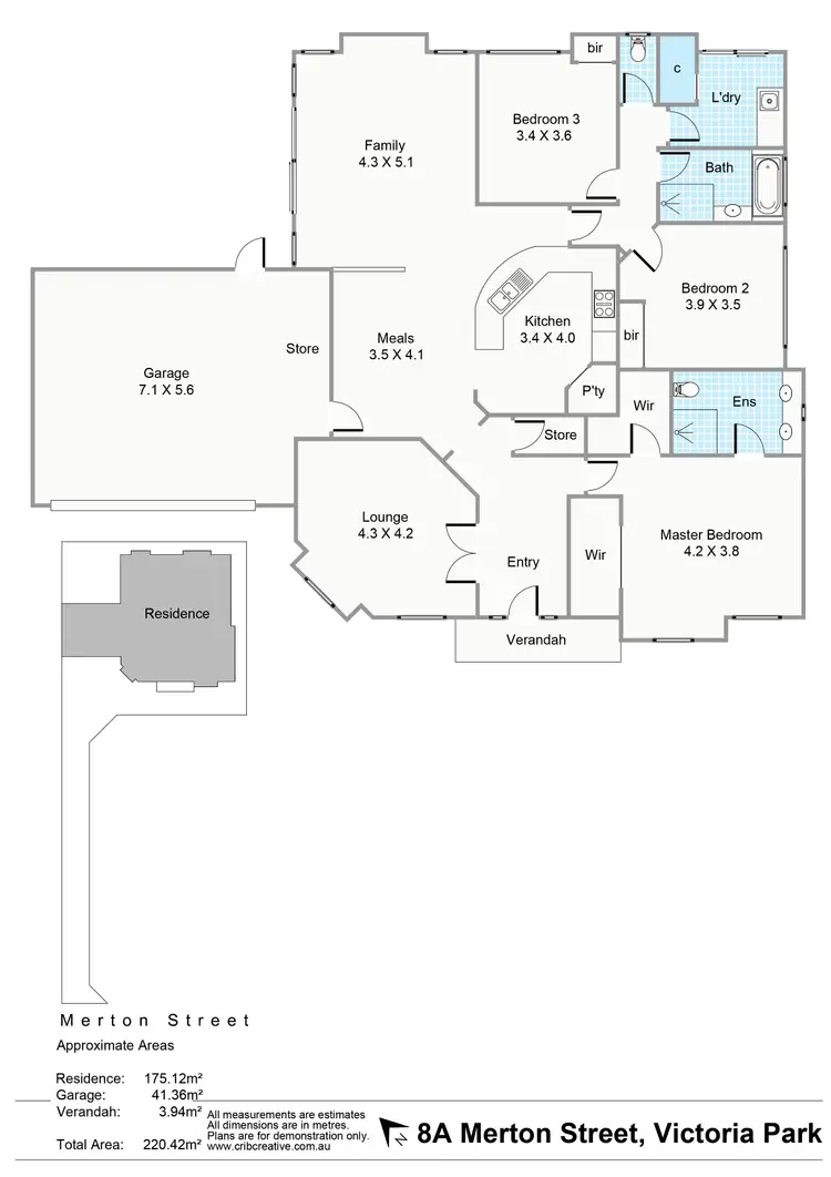 Floorplan of Homely house listing, 8A Merton Street, Victoria Park WA 6100