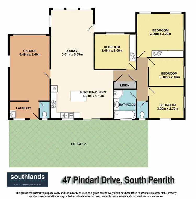 Floorplan of Homely house listing, 47 Pindari Drive, South Penrith NSW 2750