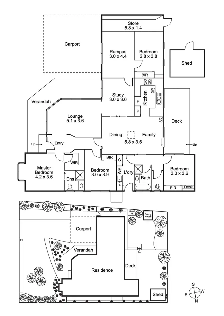 Floorplan of Homely house listing, 5 Correa Court, Mount Martha VIC 3934