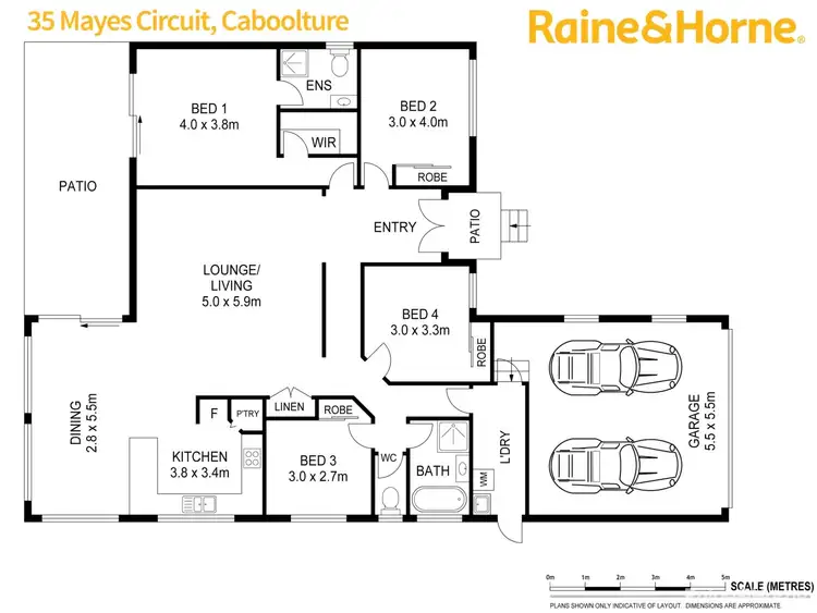 Floorplan of Homely house listing, 35 MAYES CIRCUIT, Caboolture QLD 4510