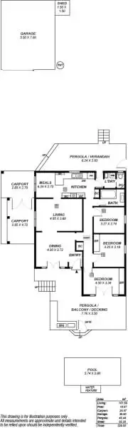 Floorplan of Homely house listing, 1 High Street, Seacliff Park SA 5049