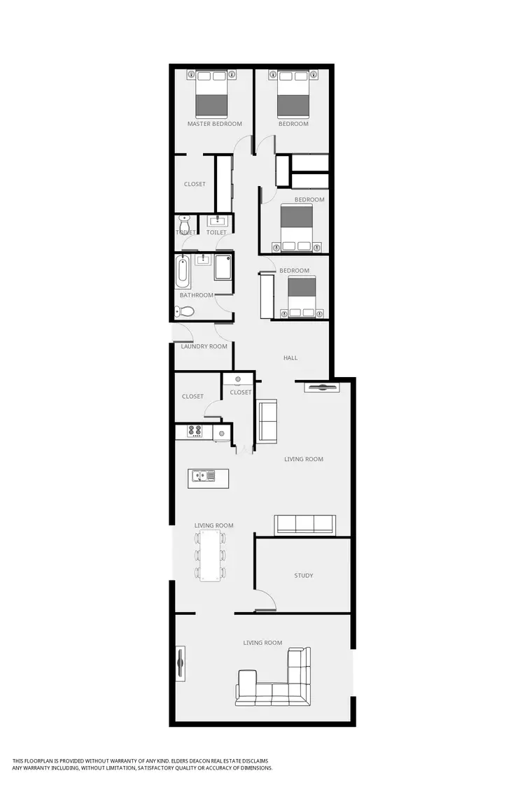 Floorplan of Homely house listing, 760 Calder Hwy, Ouyen VIC 3490