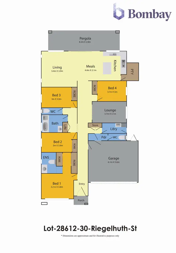 Floorplan of Homely house listing, 30 Riegelhuth Street, Craigieburn VIC 3064