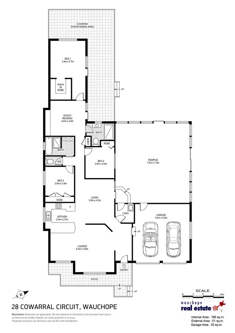 Floorplan of Homely house listing, 28 Cowarral Circuit, Wauchope NSW 2446