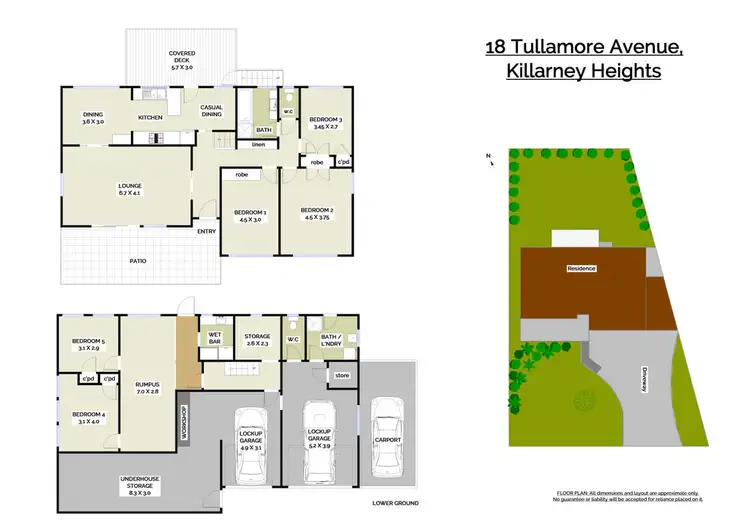 Floorplan of Homely house listing, 18 Tullamore Avenue, Killarney Heights NSW 2087