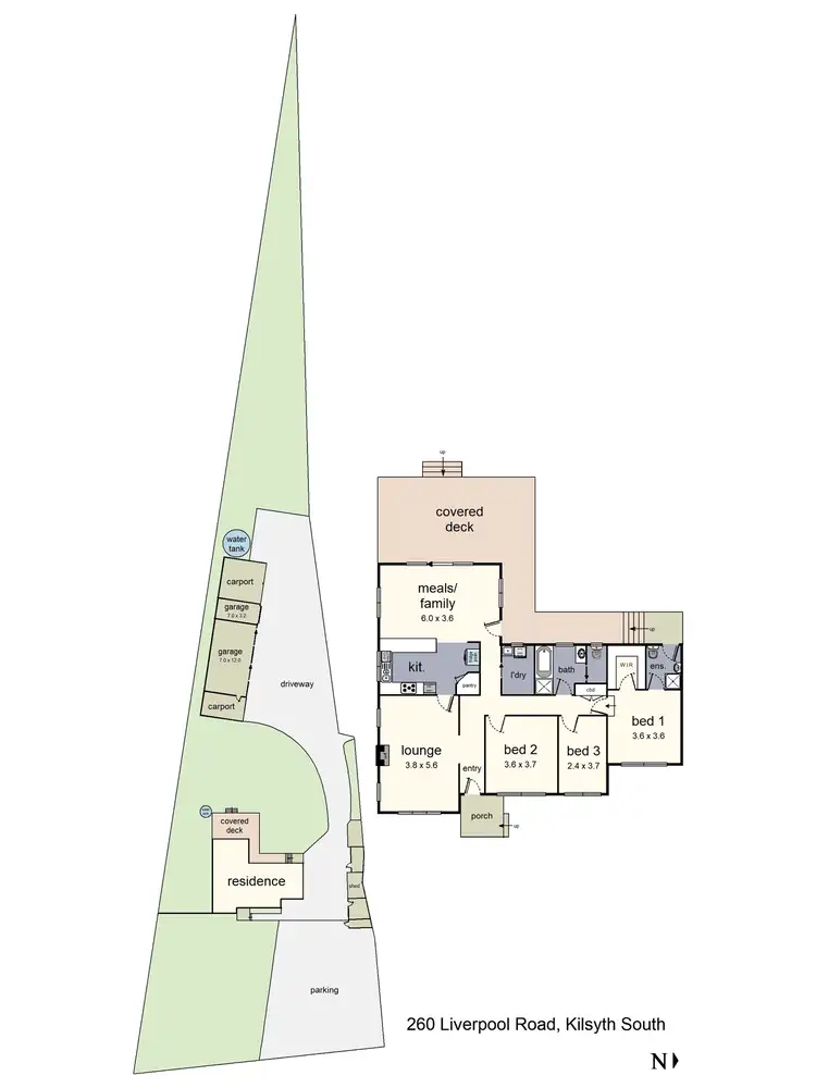 Floorplan of Homely house listing, 260 Liverpool Road, Kilsyth South VIC 3137