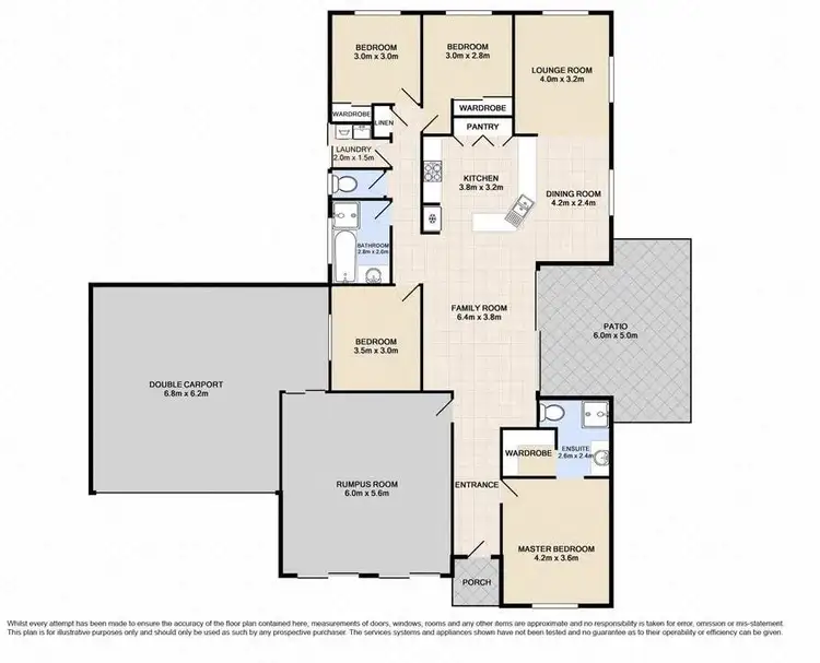 Floorplan of Homely house listing, 61 Blue Gum Dr, Lowood QLD 4311