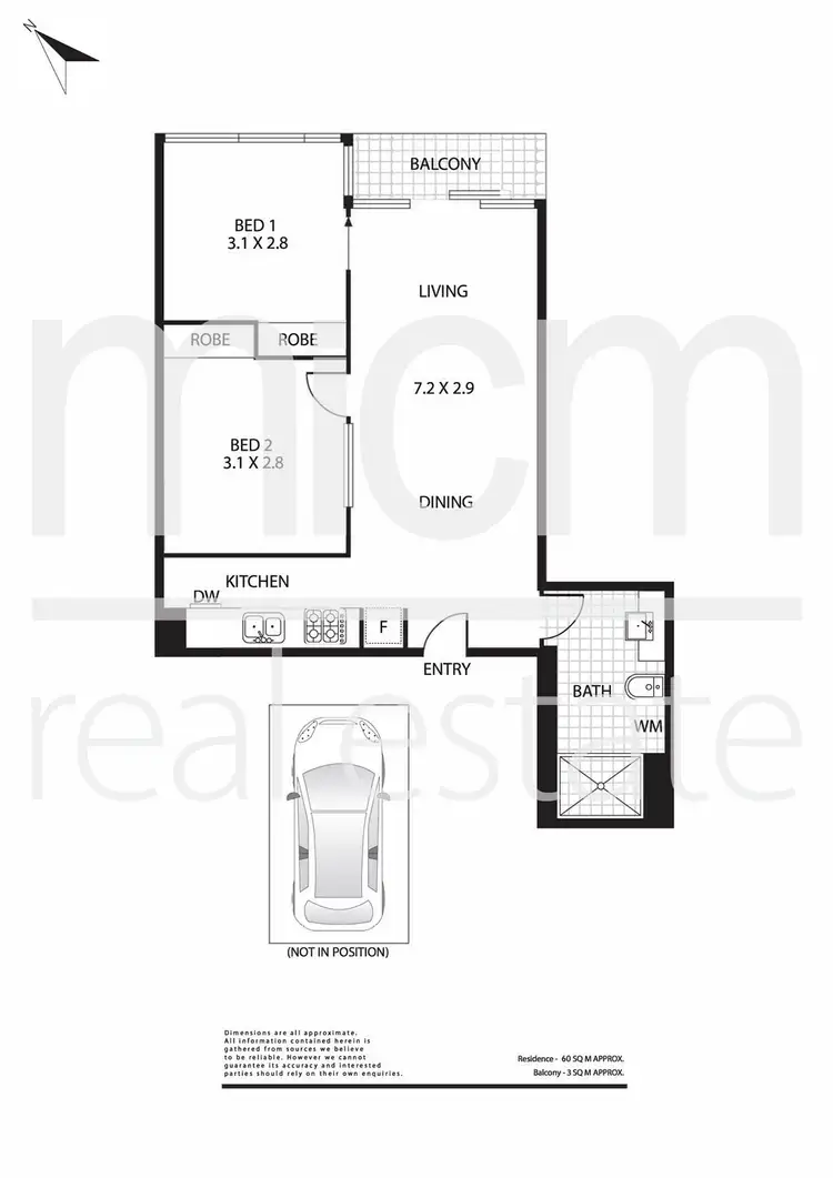 Floorplan of Homely apartment listing, 1311/151 City Road, Southbank VIC 3006