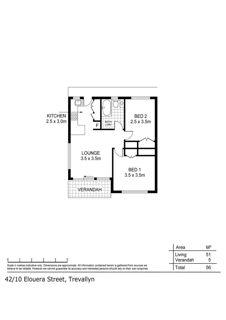 Floorplan of Homely house listing, 10/42 Elouera St, Riverside TAS 7250