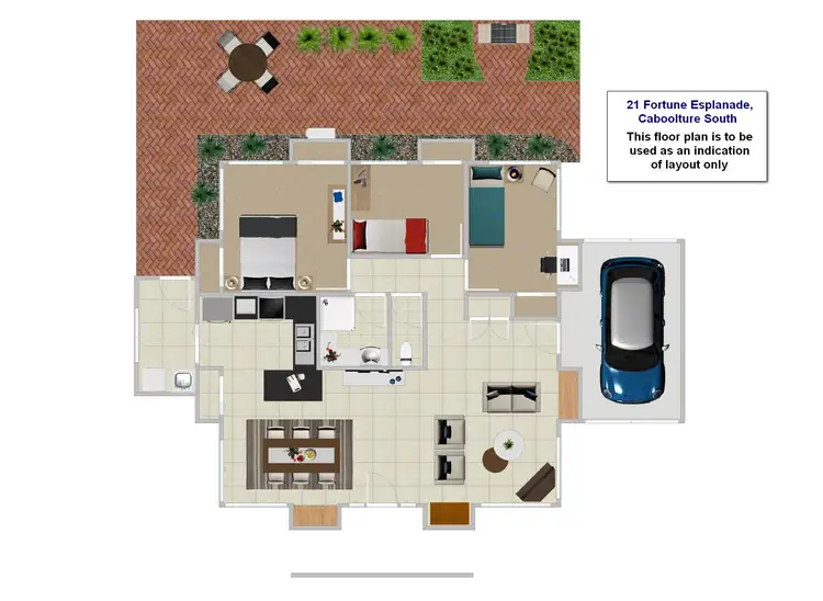 Floorplan of Homely house listing, 21 Fortune Esplanade, Caboolture South QLD 4510