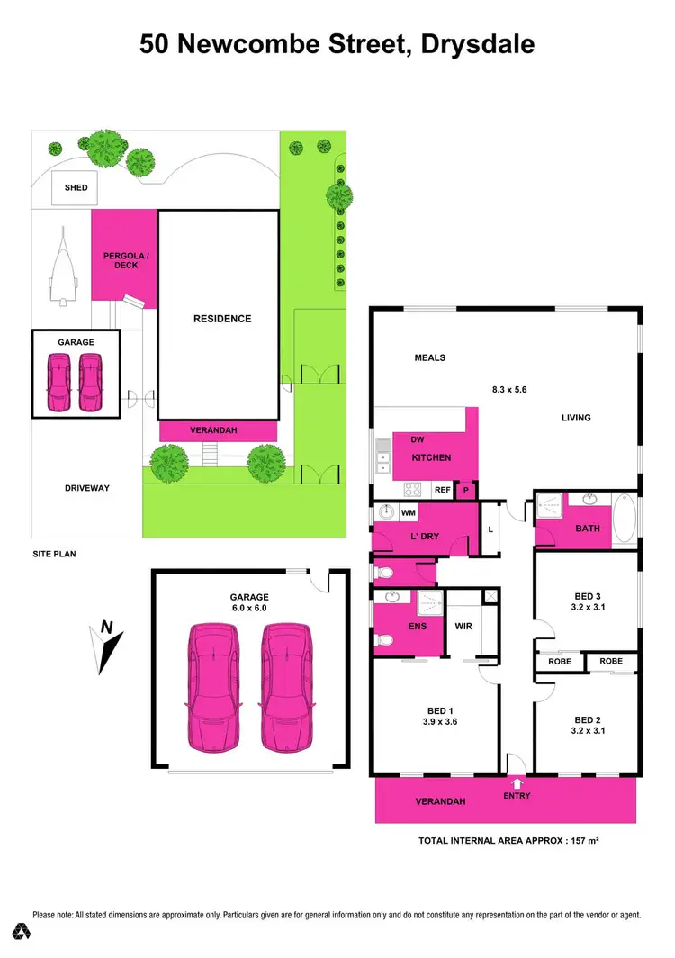 Floorplan of Homely house listing, 50 Newcombe Street, Drysdale VIC 3222