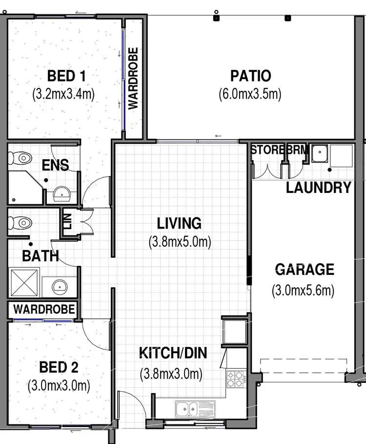 Floorplan of Homely unit listing, 17/90 Glenvale Road, Glenvale QLD 4350