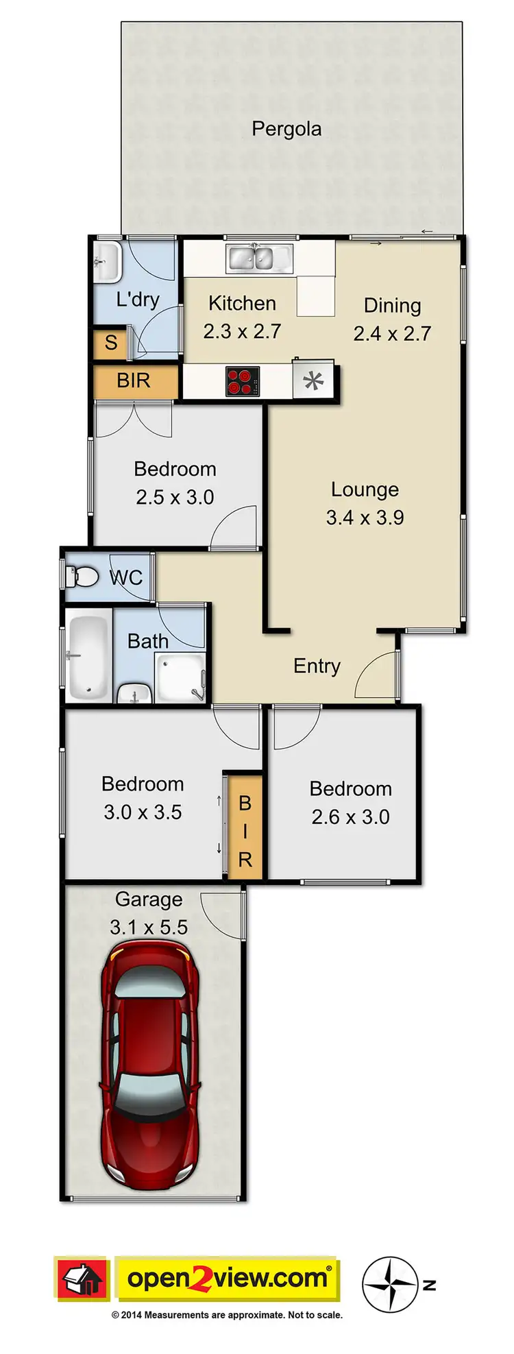 Floorplan of Homely house listing, 12 Lister Place, Rooty Hill NSW 2766